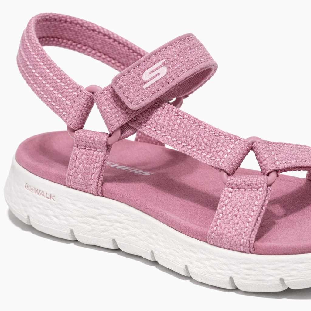 Skechers 141451/MVE GO WALK FLEX SANDAL - SUBLIME Womens Sandals Mauve/Pink
