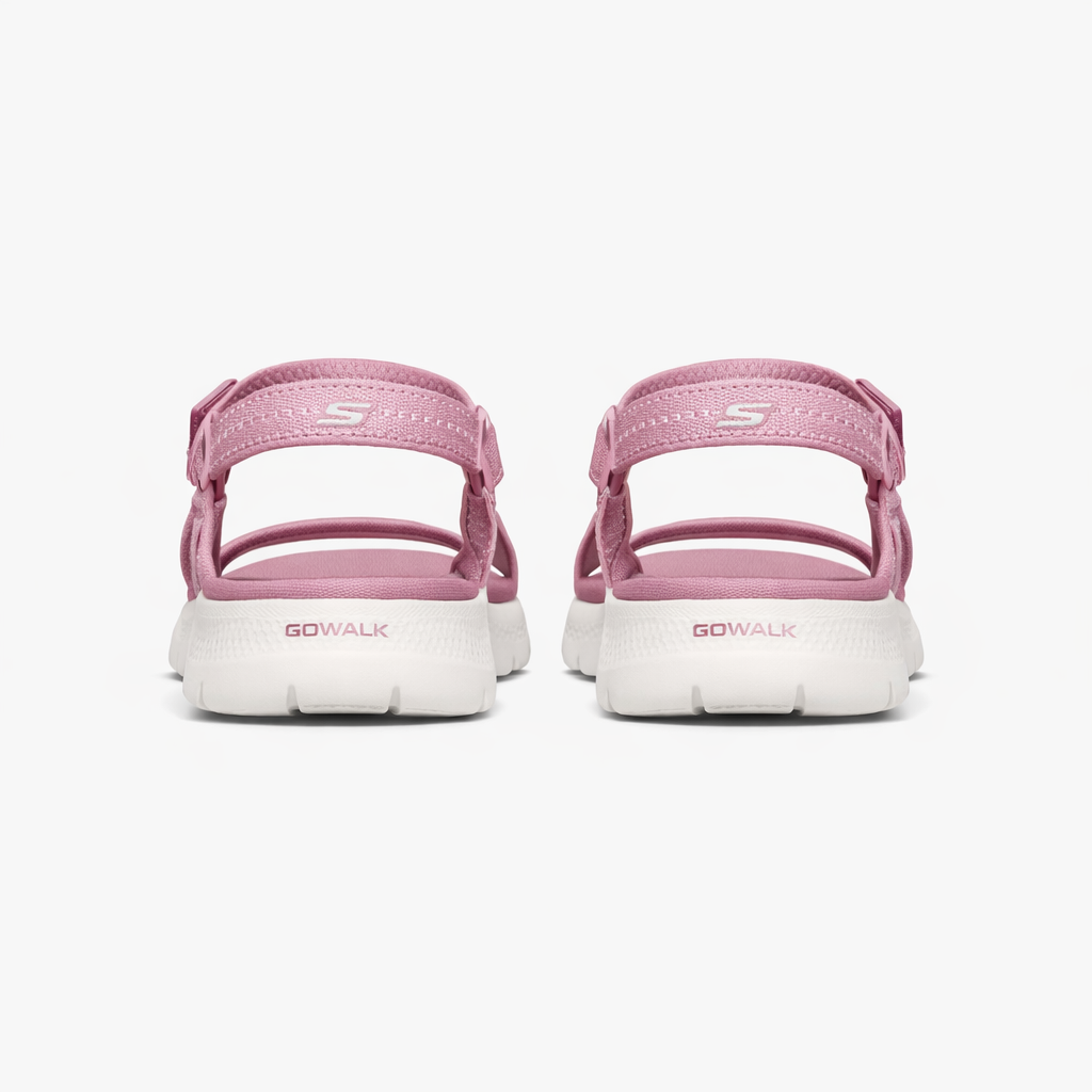 Skechers 141451/MVE GO WALK FLEX SANDAL - SUBLIME Womens Sandals Mauve/Pink