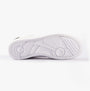 Polo Ralph Lauren MASTERS Mens Trainers White/Navy/Red bottom view showcasing rubber sole design.
