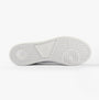 Polo Ralph Lauren HERITAGE COURT II Mens Trainers White/Bone bottom view of rubber sole with textured pattern.