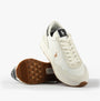 Polo Ralph Lauren TRAIN 89 Mens Trainers Deckwash White/Multi side view showcasing leather upper and rubber sole.