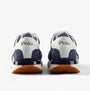 Polo Ralph Lauren TRAIN 89 Mens Trainers Navy/Multi back view showcasing suede and rubber details.