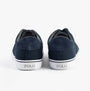 Polo Ralph Lauren SAYER Mens Trainers Aviator Navy rear view showing suede and rubber detail.