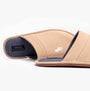 Polo Ralph Lauren KLARENCE Mens Mules Bone side view showcasing cotton upper and slip-on design.