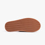 Polo Ralph Lauren KLARENCE Mens Mules Bone sole view showcasing the lightweight synthetic material and herringbone pattern.