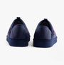 Polo Ralph Lauren EVERETT Mens Full Slippers Navy back view showing slip-on design and flat sole.