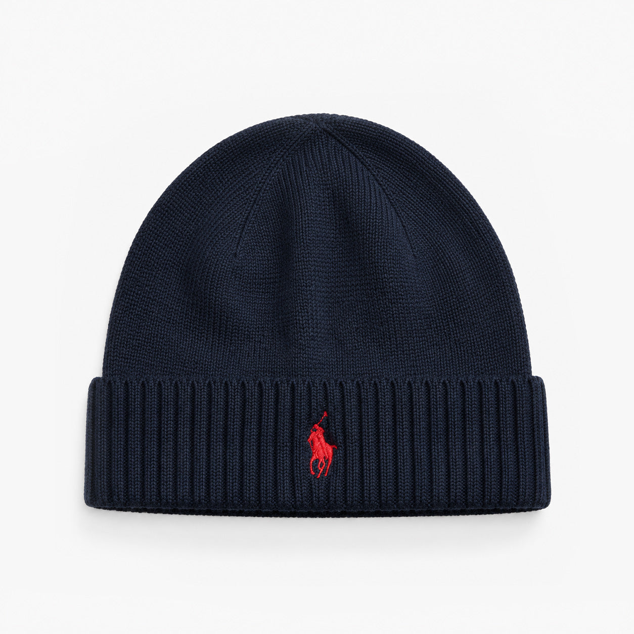 Polo Ralph Lauren Hat and Scarf Set Mens Beanie Hunter Navy