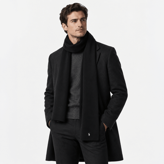 Polo Ralph Lauren SWEATER Scarf Mens Regular Polo Black