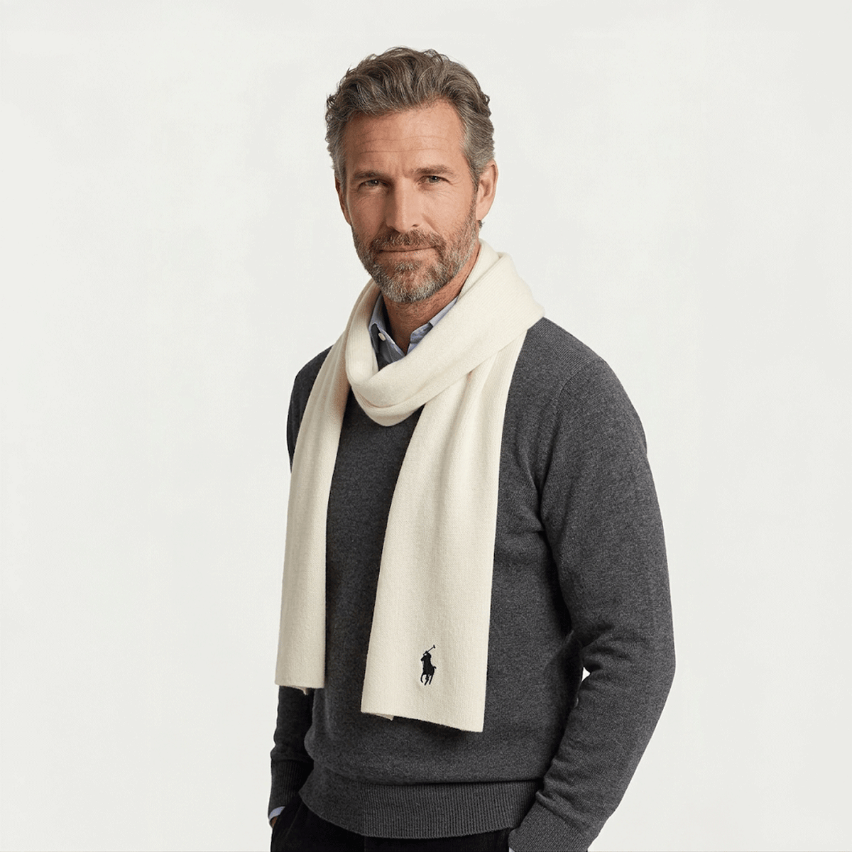 Polo Ralph Lauren SWEATER Mens Regular Stone Pebble
