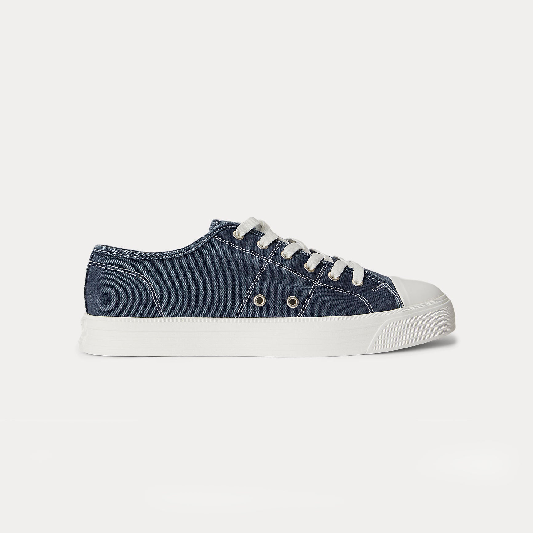 Polo Ralph Lauren AYERS LOW Mens Canvas Trainers Navy
