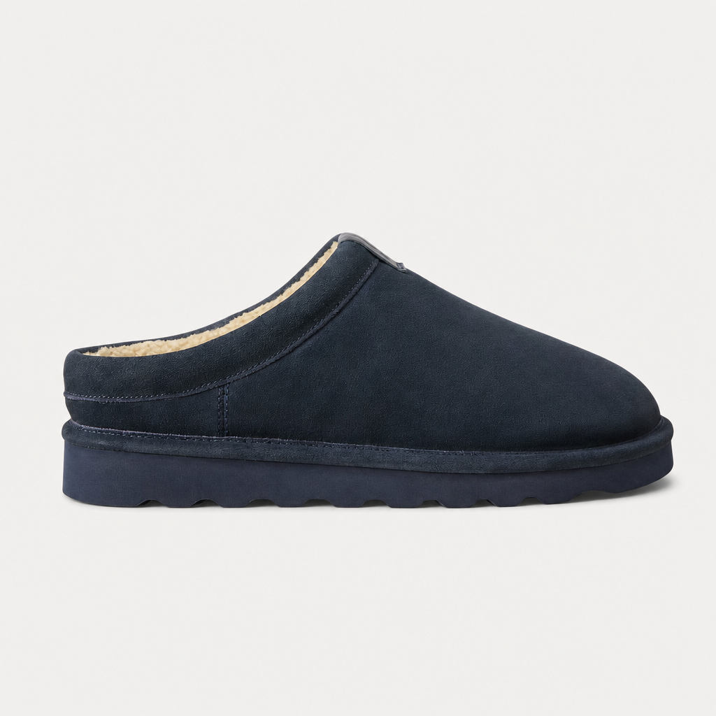 Polo Ralph Lauren READE CLOG Mens Mules Navy Suede with Tonal
