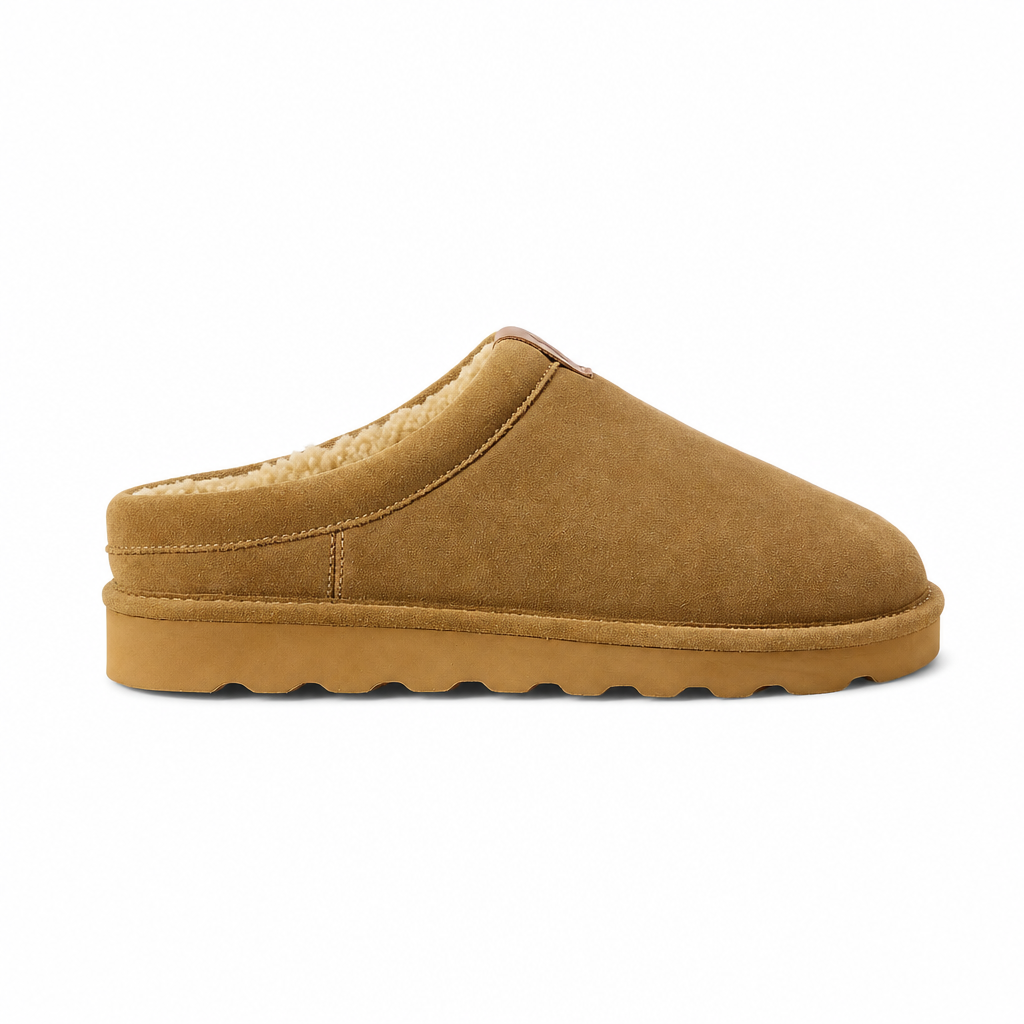 Polo Ralph Lauren READE CLOG Mens Mules Brown Suede with Tonal