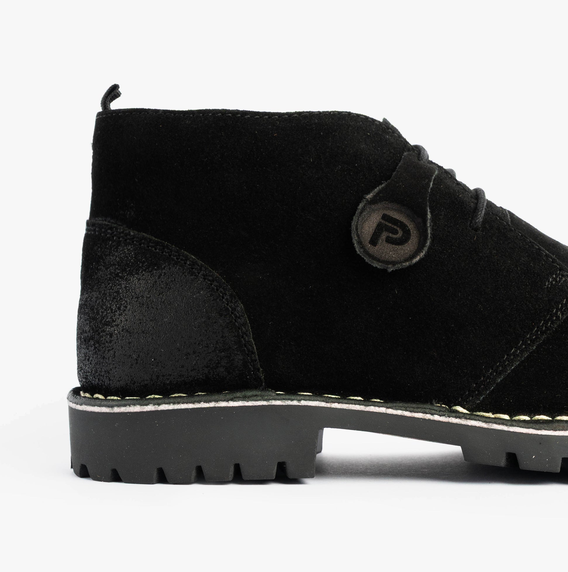 Popps COOPER Mens Desert Boots Black
