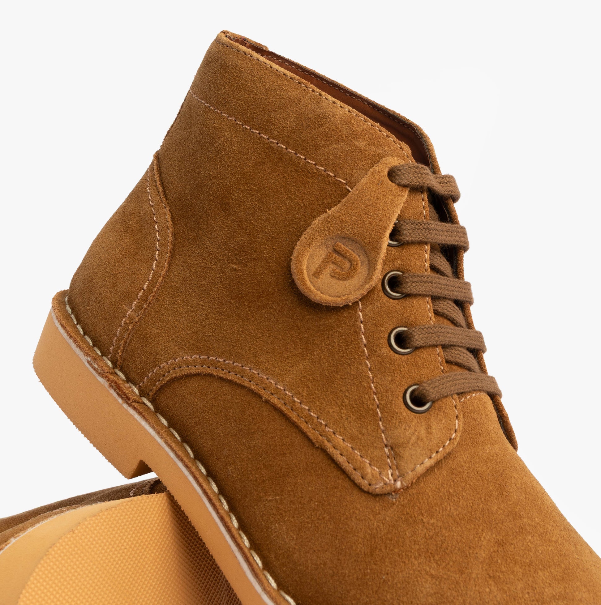 Popps RANGER Mens Desert Boots Cognac | Shuperb