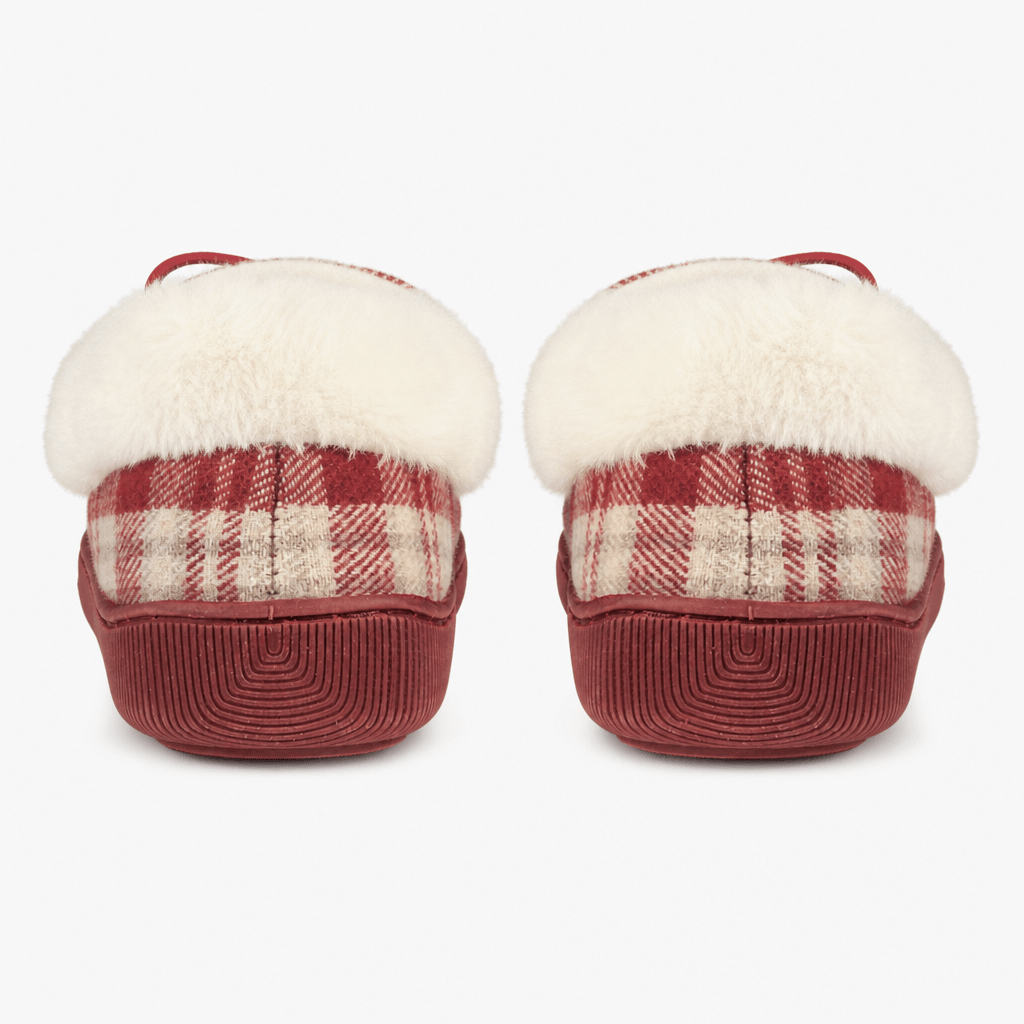 Jo & Joe CAITHNESS Womens Slipper Boots Red
