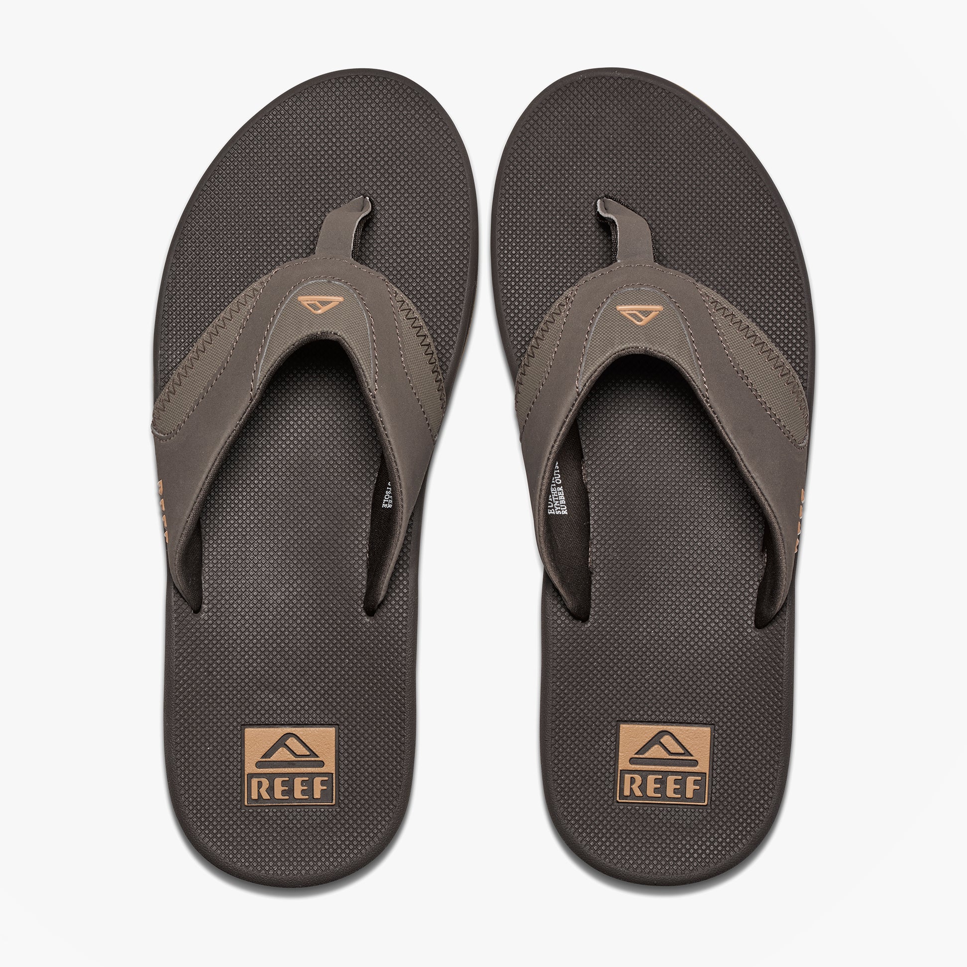 Reef FANNING Mens Comfort Sandals Brown/Gum