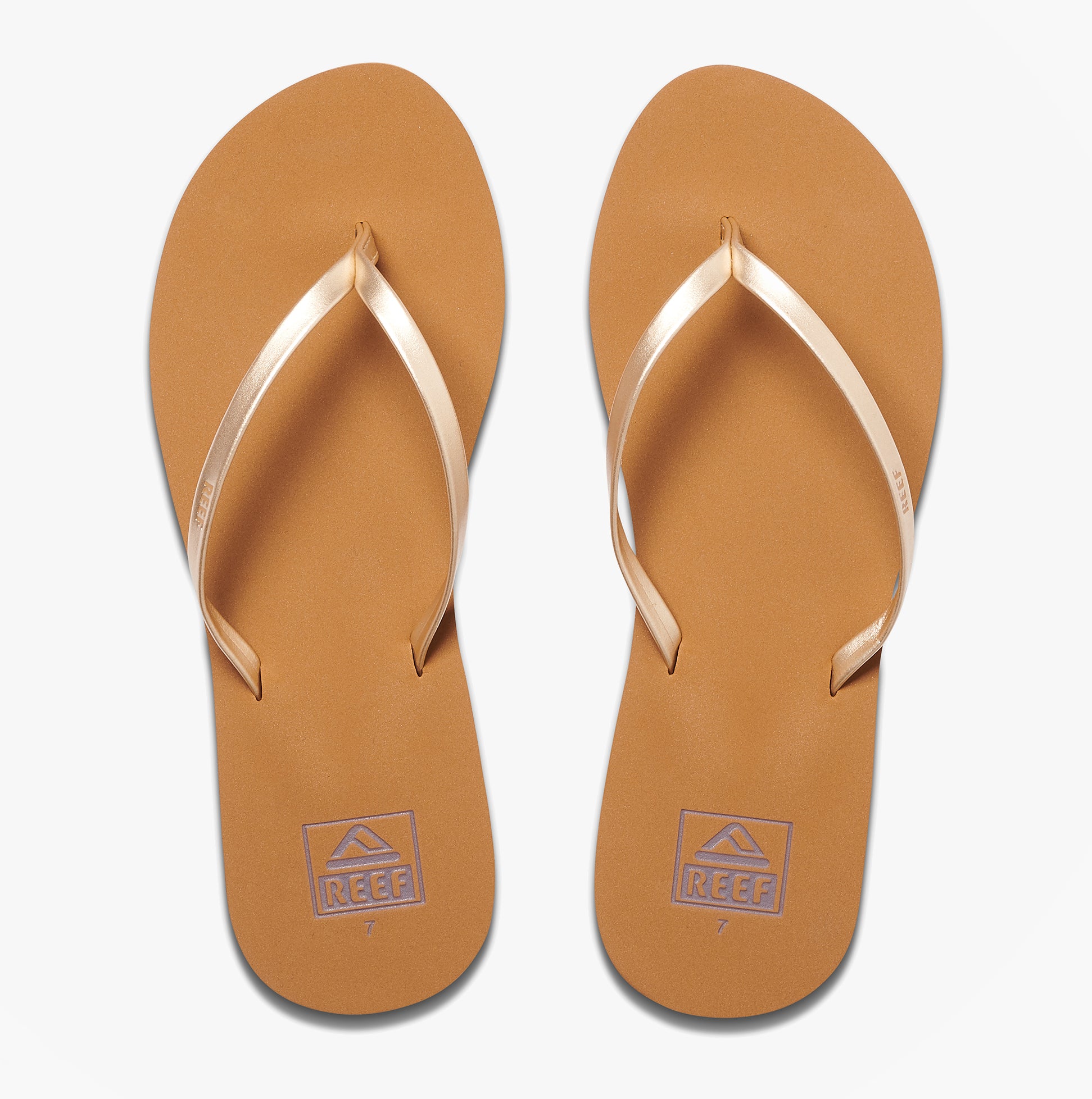 Reef BLISS NIGHTS Womens Flip-flops Tan/Champagne