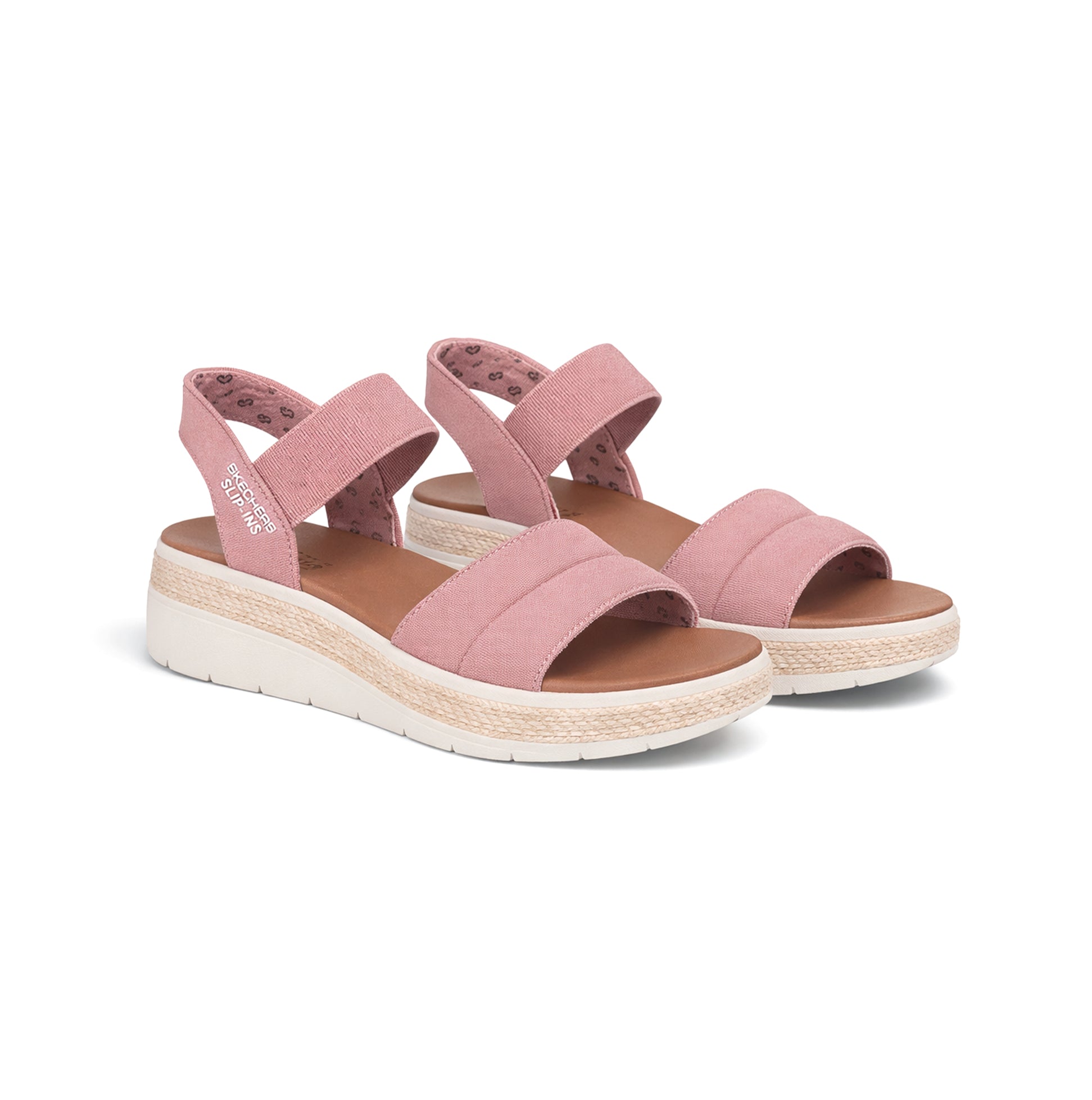 Skechers BOBS SUN RAY Womens Ankle Strap Sandals Rose