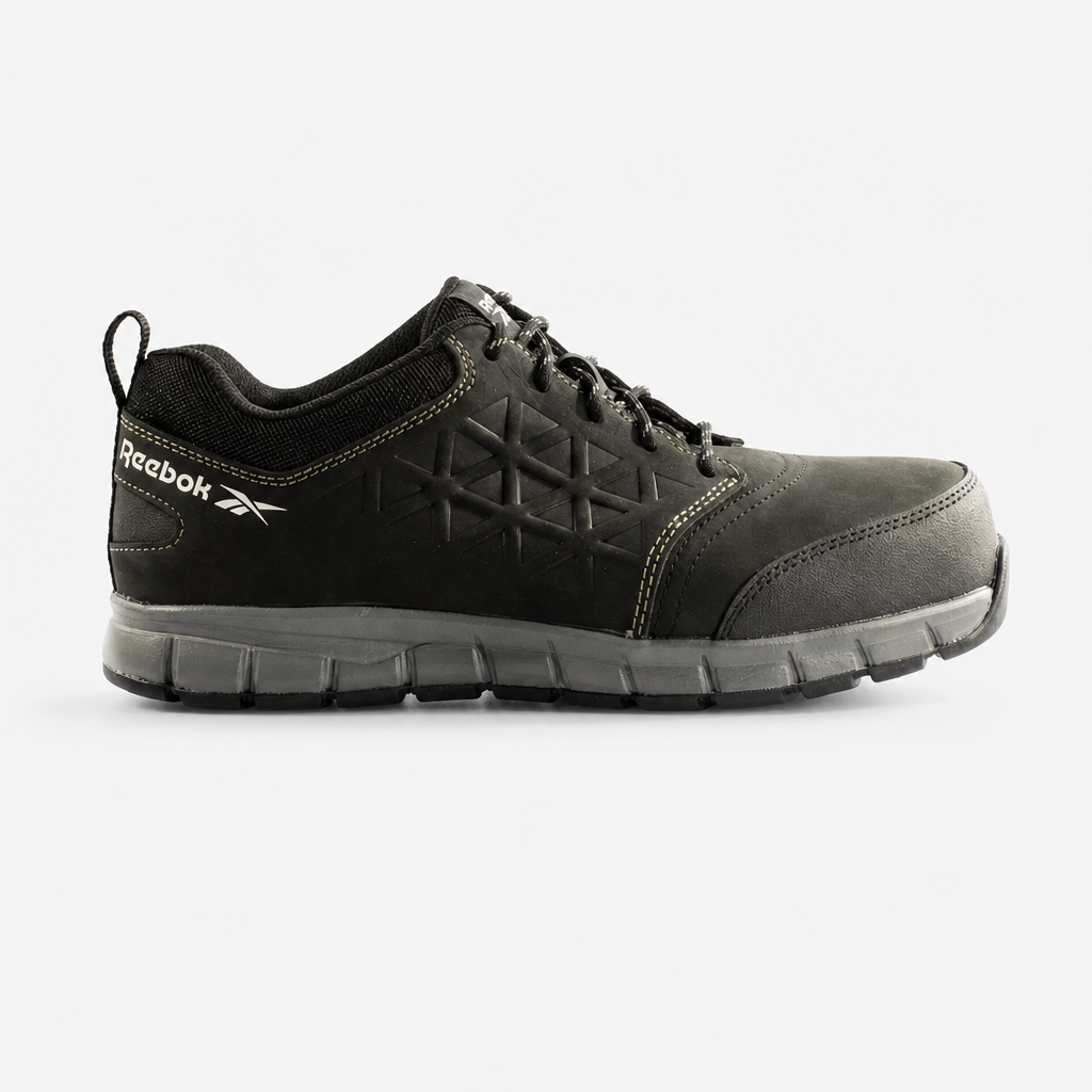 Reebok Excel Light Unisex Aluminium Toe Safety Trainers Black