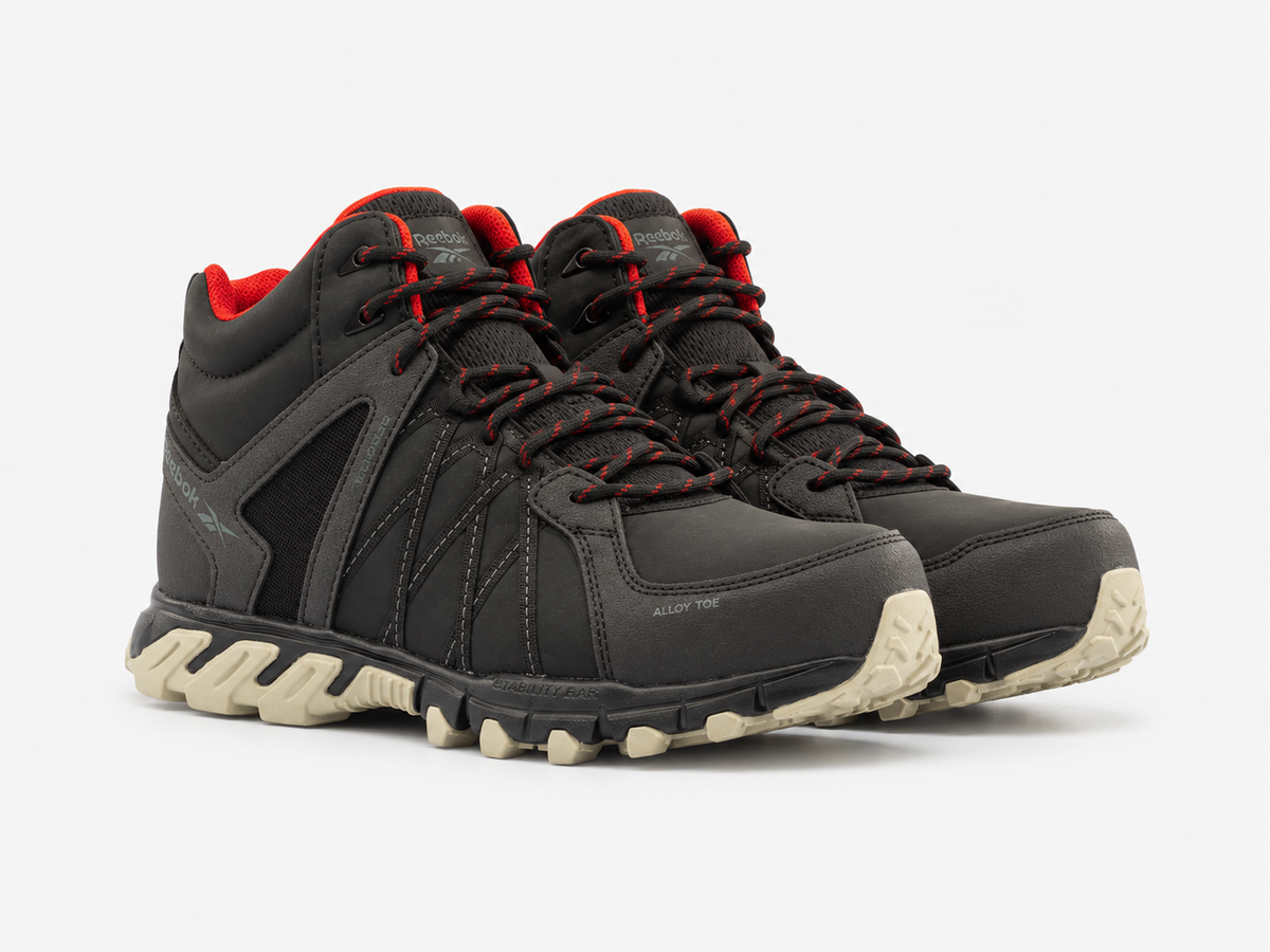 Reebok Trailgrip Mens Aluminium Toe Safety Boots Black