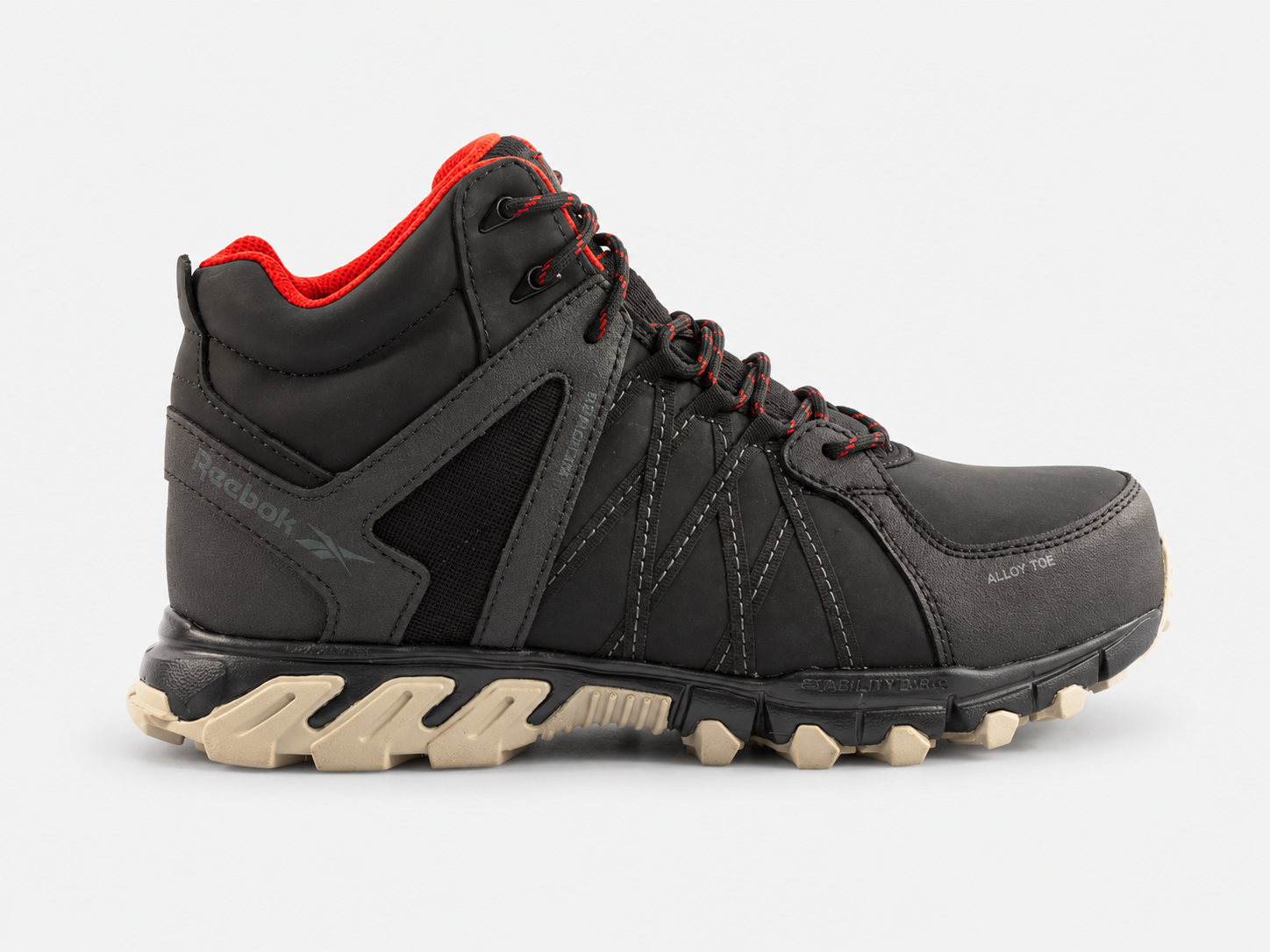 Reebok Trailgrip Mens Aluminium Toe Safety Boots Black