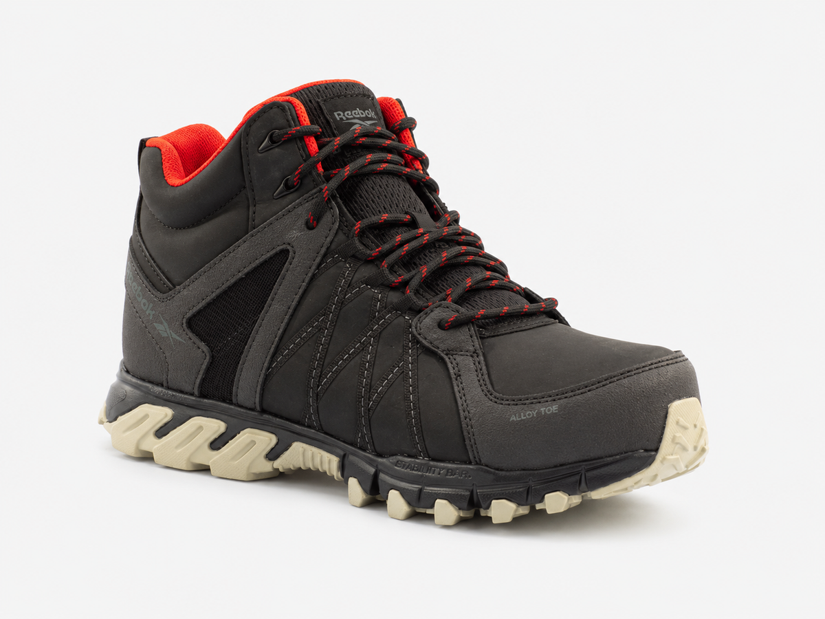 Reebok Trailgrip Mens Aluminium Toe Safety Boots Black