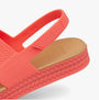 Reef WATER VISTA Womens Sandals Sunset Coral side view showing strap detail and sole design.
