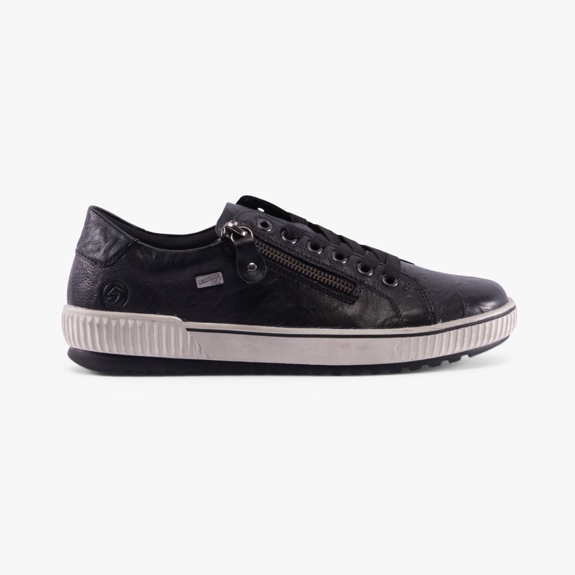 Remonte D0700-00 Womens Side Zip Casual Shoes Black