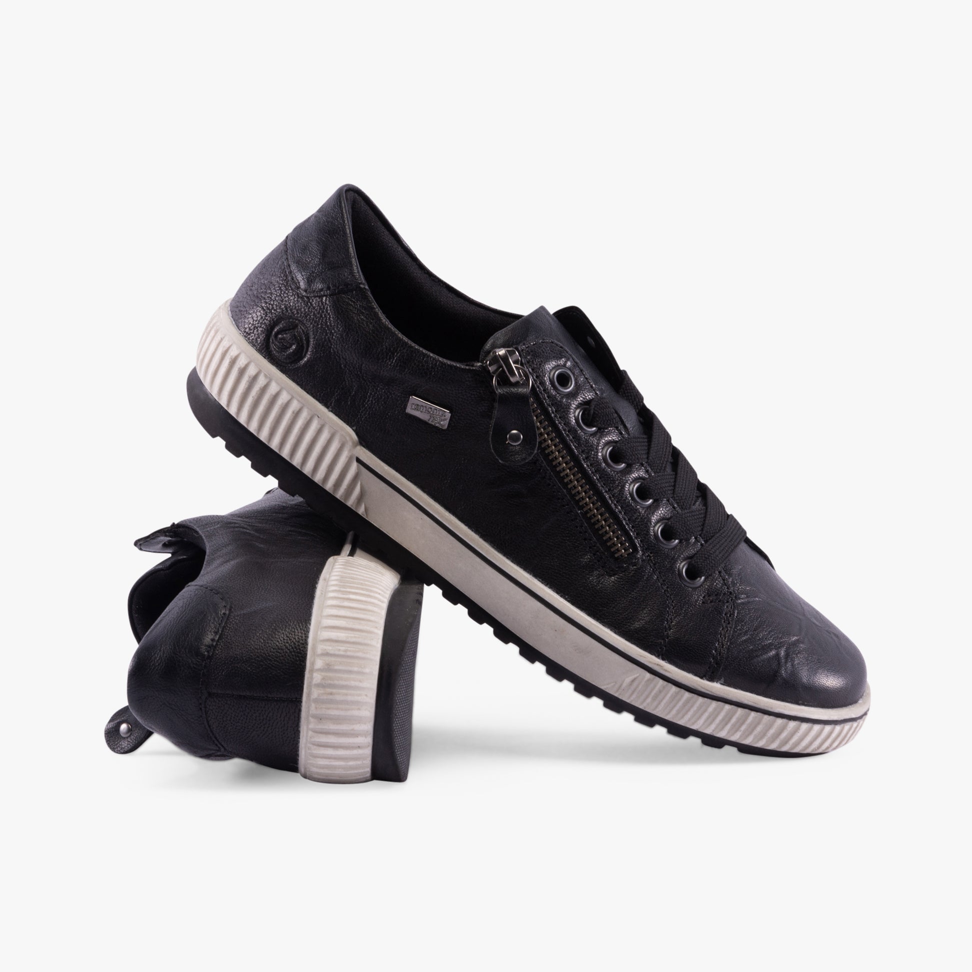 Remonte D0700-00 Womens Side Zip Casual Shoes Black