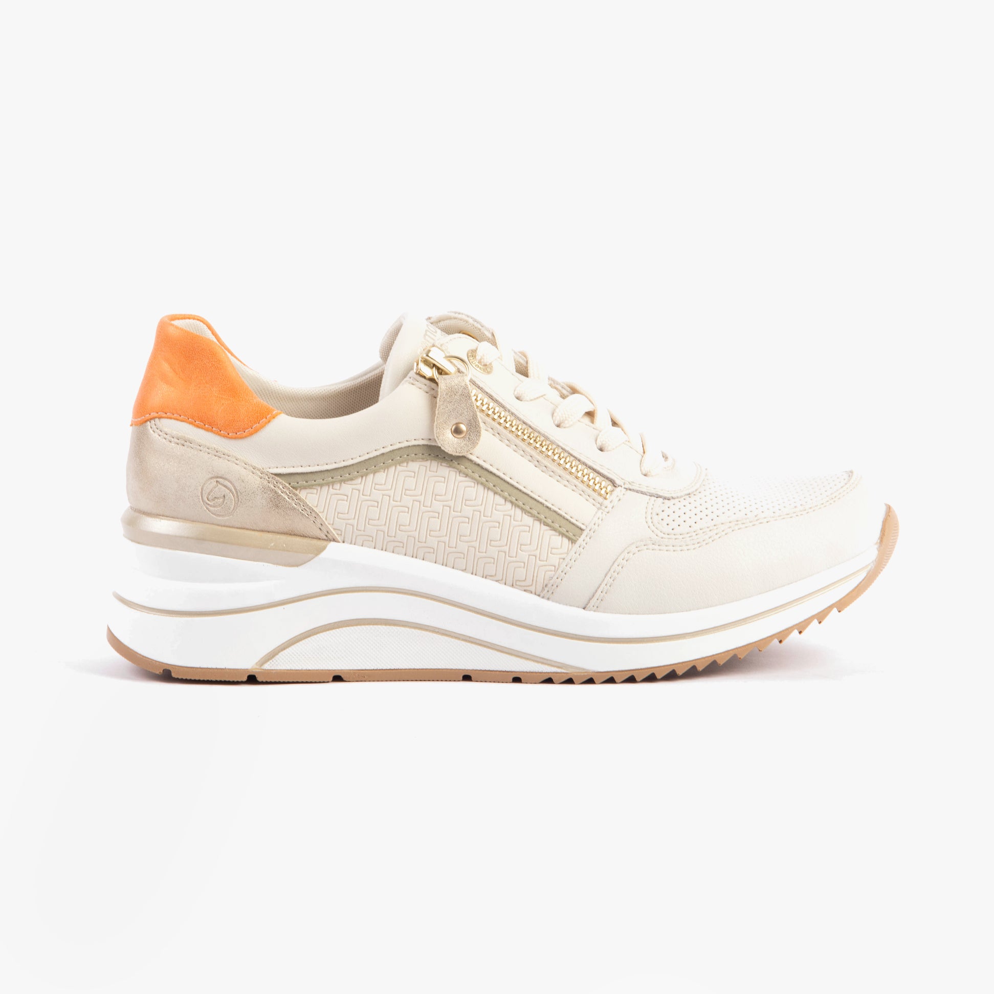 Remonte D0T10-80 Womens Shoes White Combination