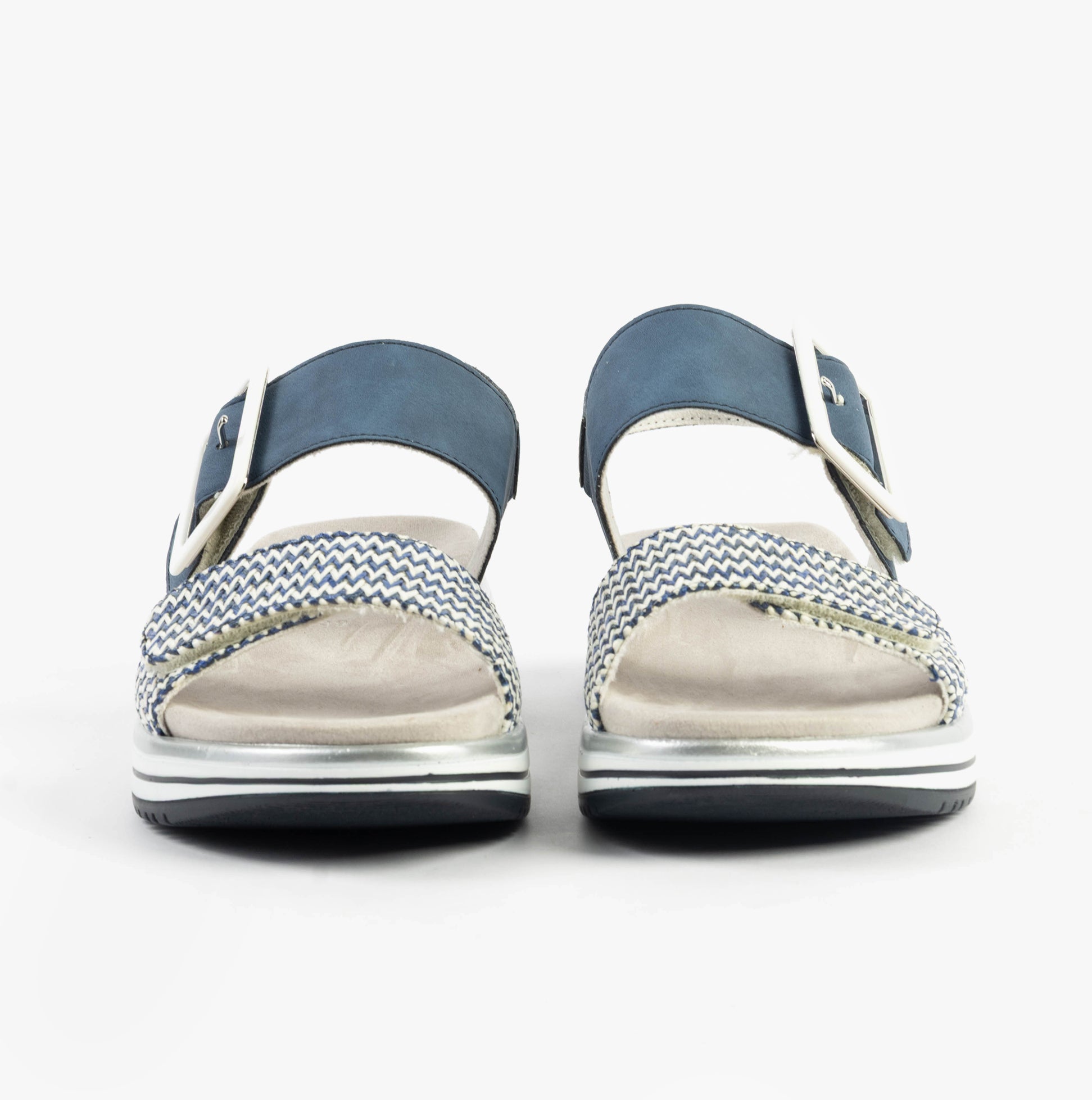 Remonte D1J53-14 Womens Sandals Blue Combination