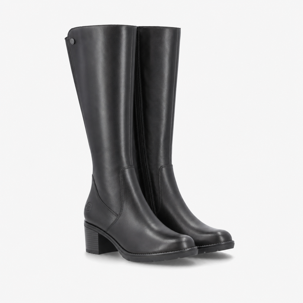 Remonte D2A78 Womens Tall Boots Black