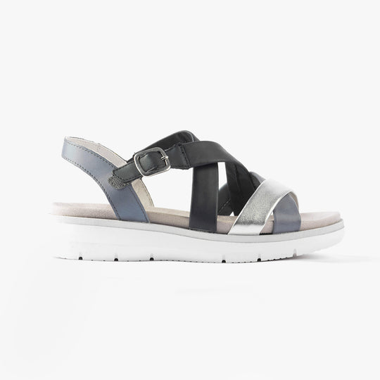 Remonte D2K53-14 Womens Sandals Blue Combination