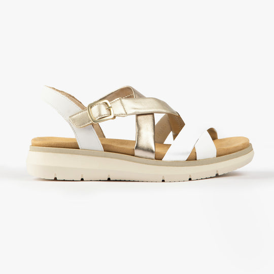 Remonte D2K53-91 Womens Sandals Metallic