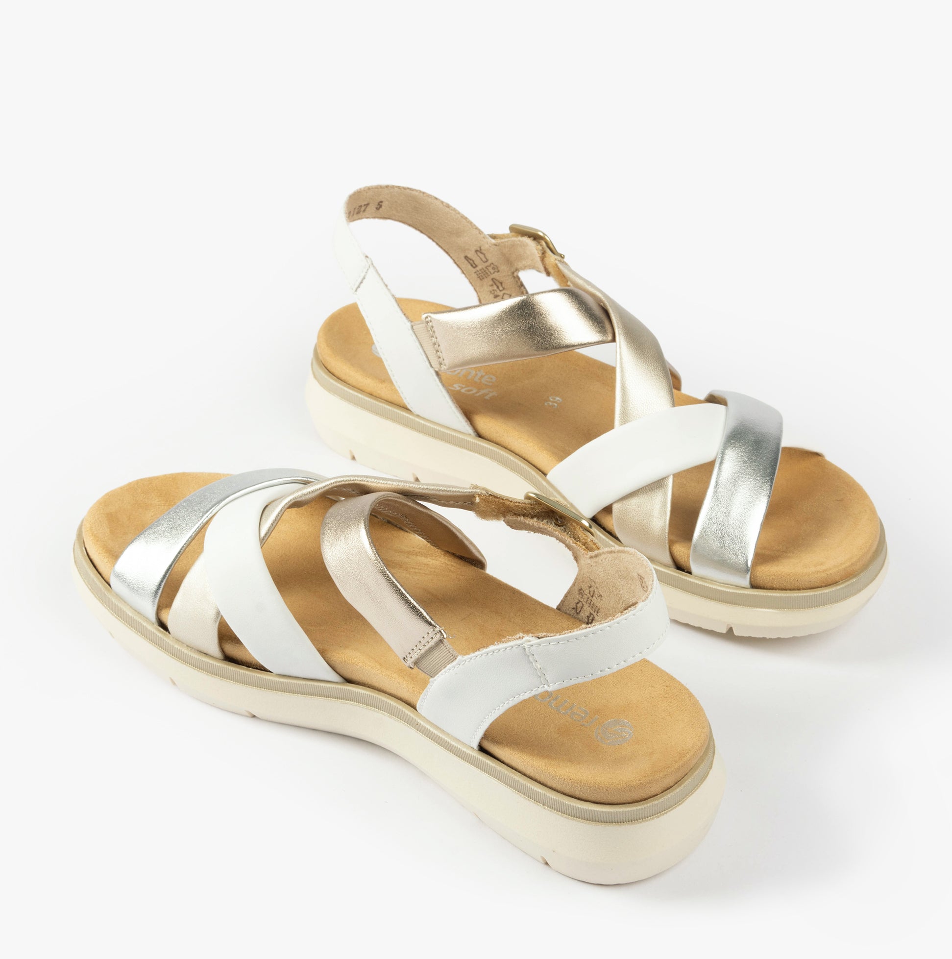 Remonte D2K53-91 Womens Sandals Metallic