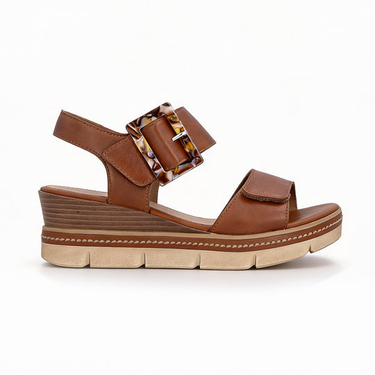 Remonte JERILYN Womens Wedge Sandals Tan