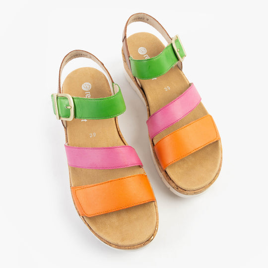 Remonte D2P50-90 Womens Sandals Multi