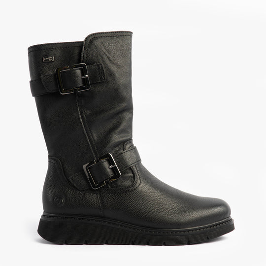 Remonte D3980-00 Womens Mid Calf Boots Black