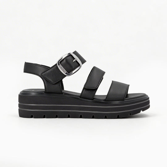 Remonte D3N50 Womens Ankle Strap Sandals Black