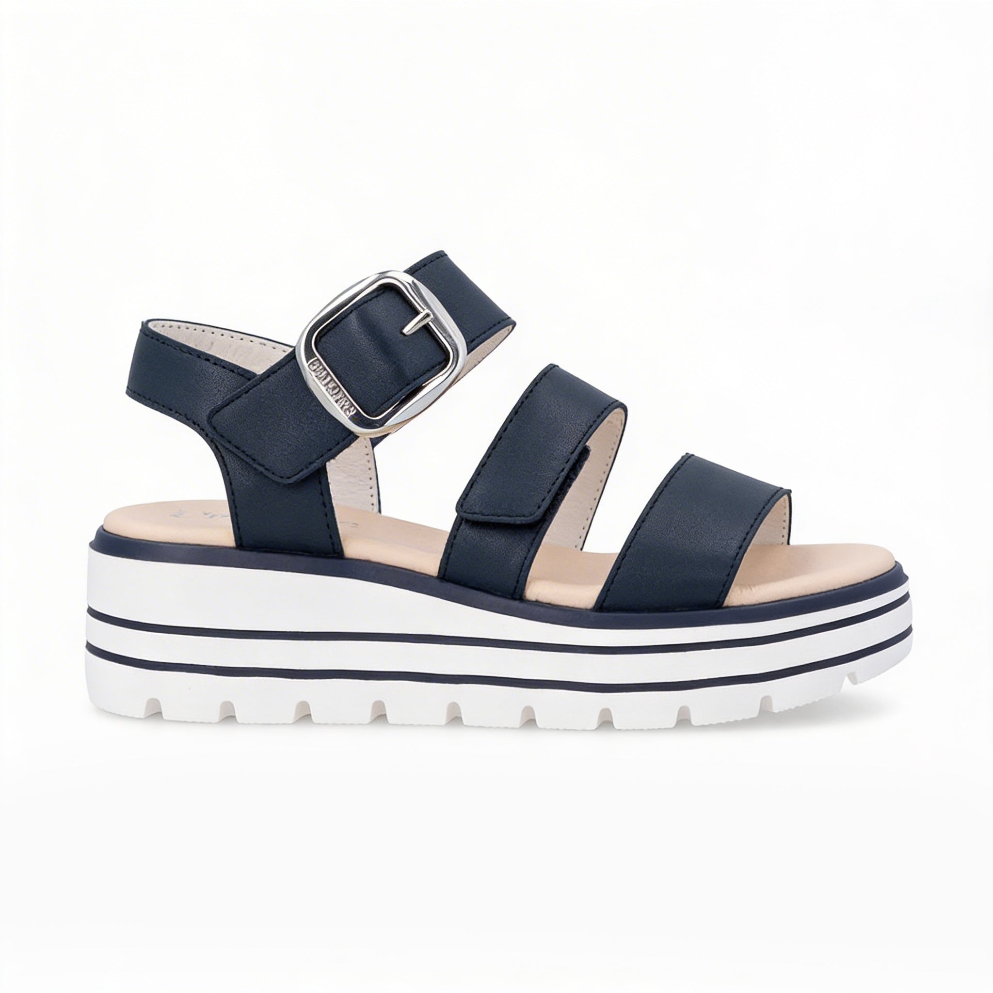Remonte D3N50 Womens Ankle Strap Sandals Blue