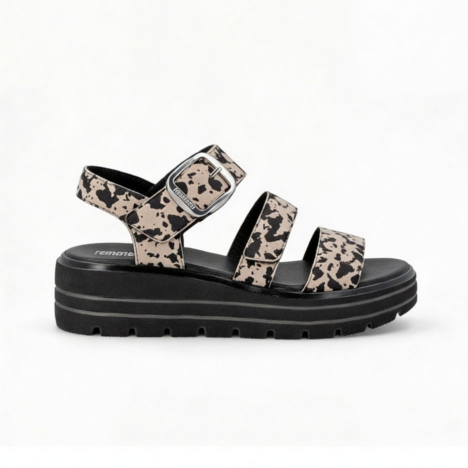 Remonte D3N50 Womens Ankle Strap Sandals Multi