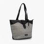 Remonte Q0759-02 Womens Bag Black side view with zip closure and inner pocket, featuring a Remonte brand tag, lightweight material.