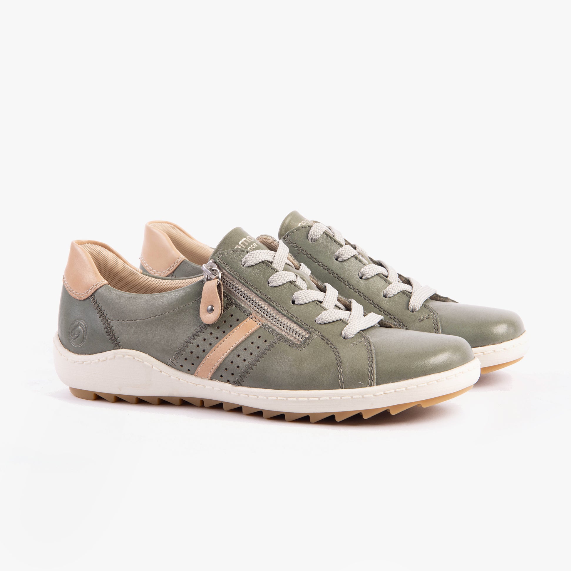 Remonte R1432-52 Womens Shoes Green Combination