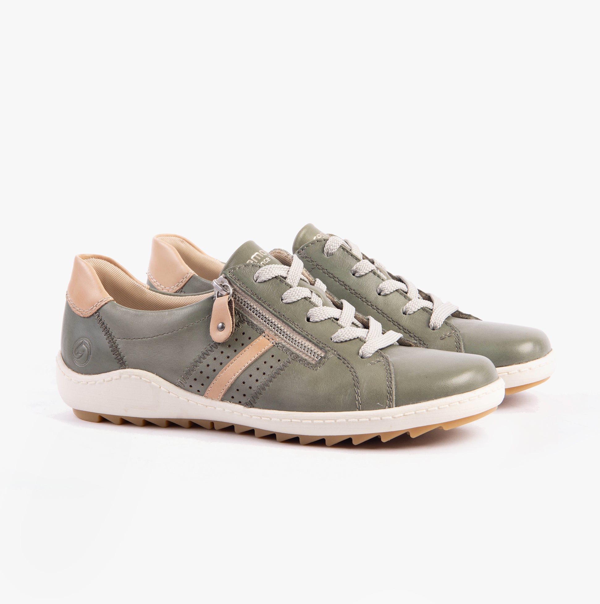 Remonte R1432-52 Womens Shoes Green Combination