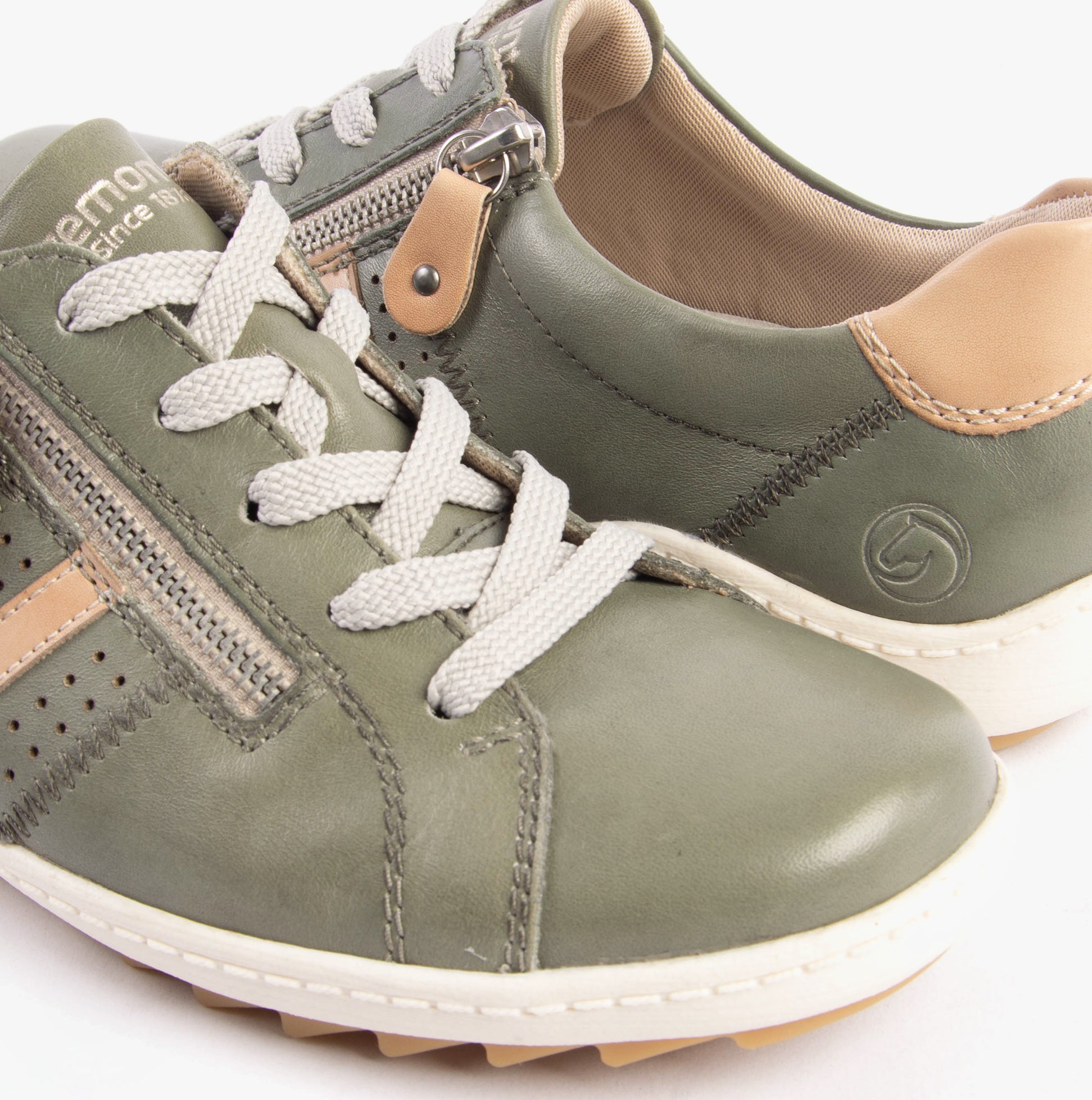 Remonte R1432-52 Womens Shoes Green Combination