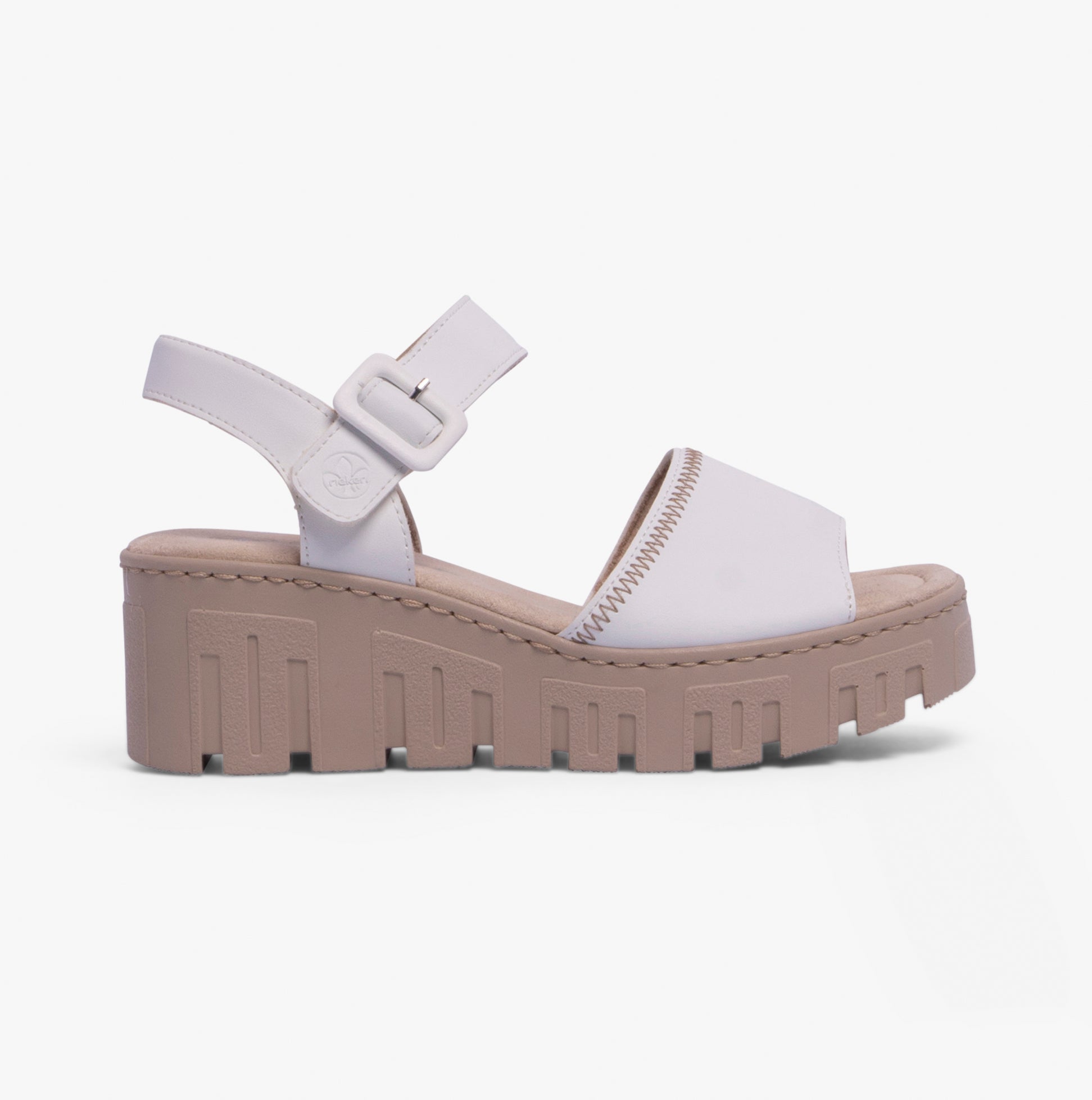 Rieker 68057-80 Womens Sandals White