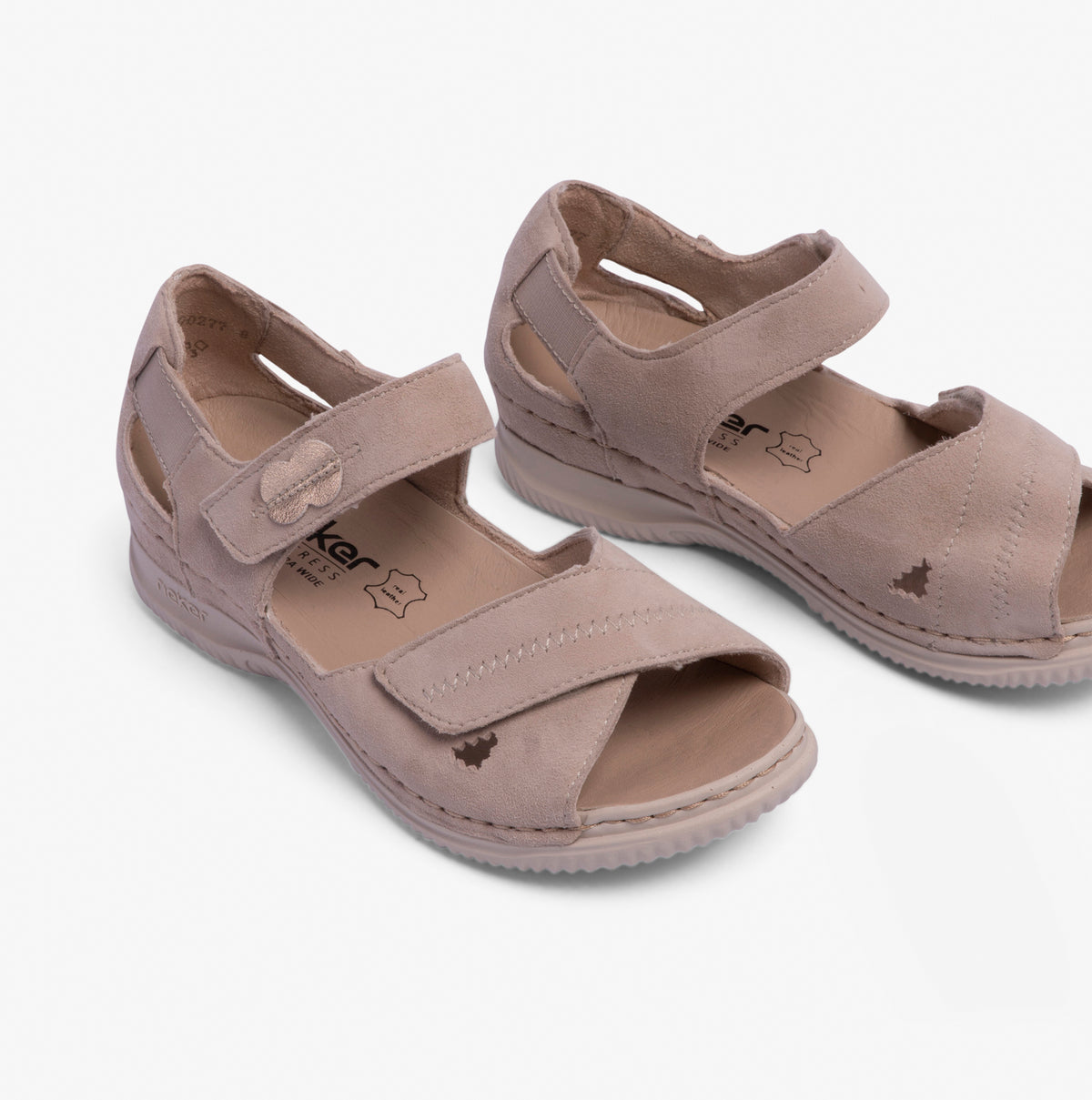 Rieker V7474-60 Womens Sandals Beige