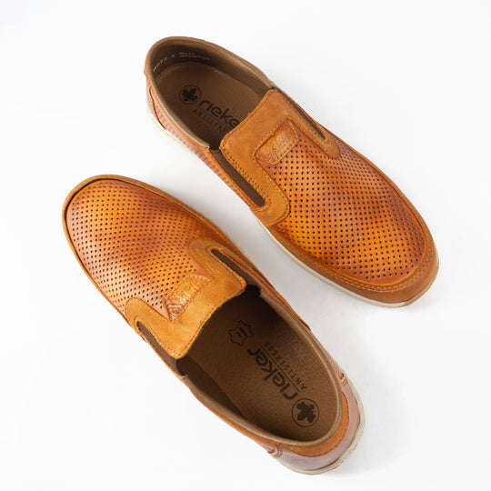 Rieker 08858 Mens Casual Shoes Brown
