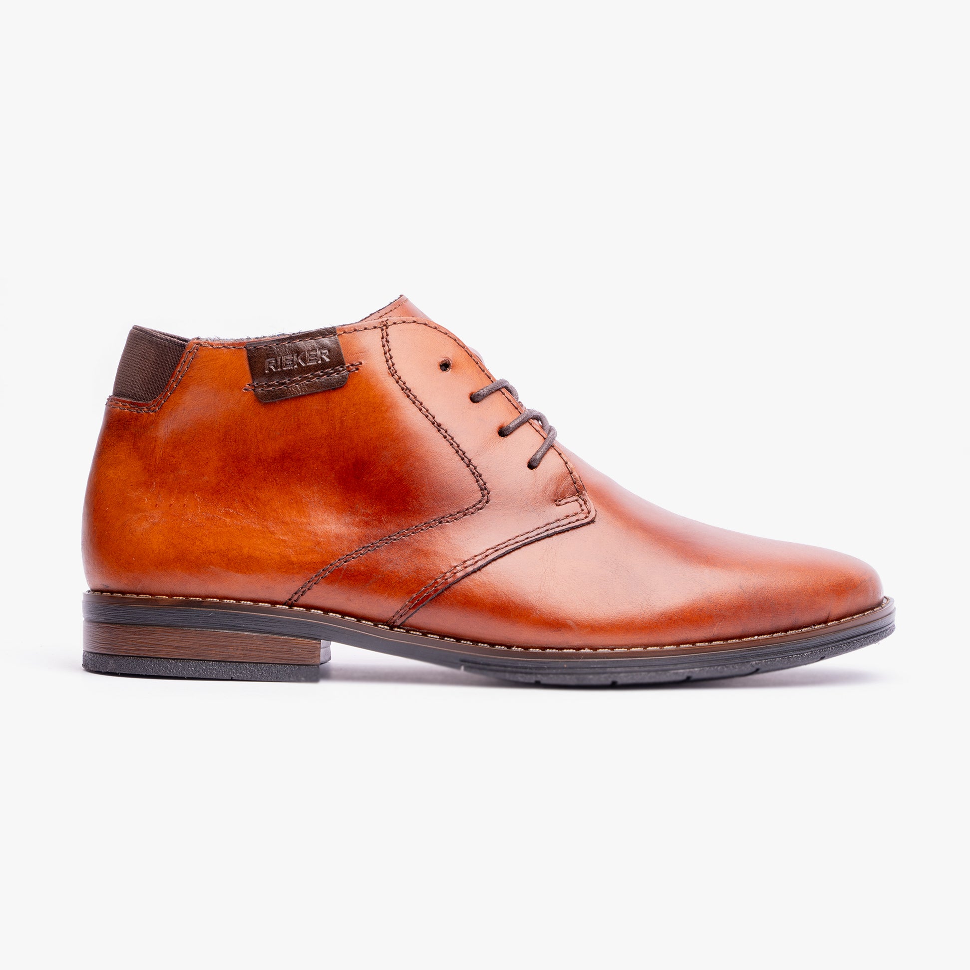 Rieker 10301-24 Mens Leather Boots Brown