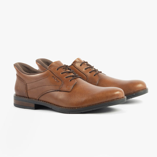 Rieker 10353 Mens Slip-On Shoes Brown